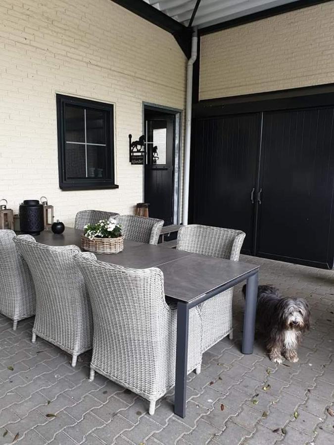 Luxe Gastenkamer Met Living En Keuken Bij Friezen Paarden Stal Pellendijk Westendorp 외부 사진